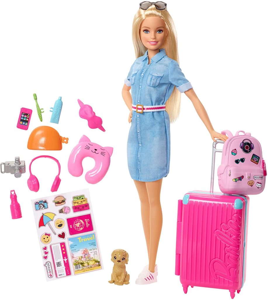 maleta de viaje barbie