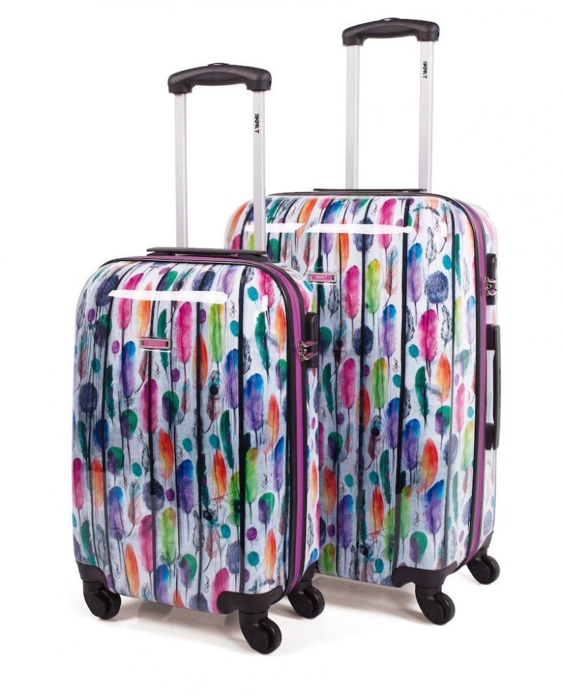 maleta de viaje de colores