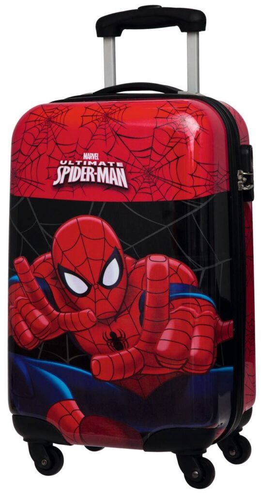 maleta de viaje de spiderman